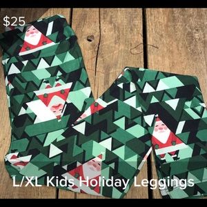LulaRoe Holiday Kids Leggings